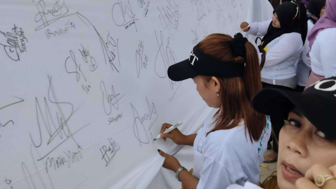 Koalisi Perempuan Banten deklarasi dukung Muhaimin Iskandar nyapres.