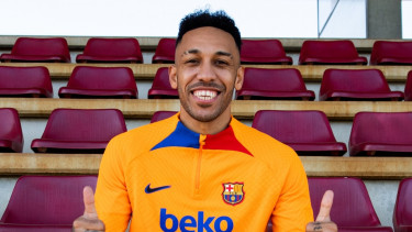 Penyerang Barcelona, Pierre-Emerick Aubameyang