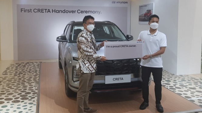 Anthony Ginting pemilik pertama Hyundai  Creta