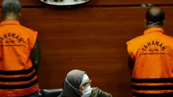KPK gelar konferensi pers penahanan dua tersangka kasus dugaan korupsi e-KTP.