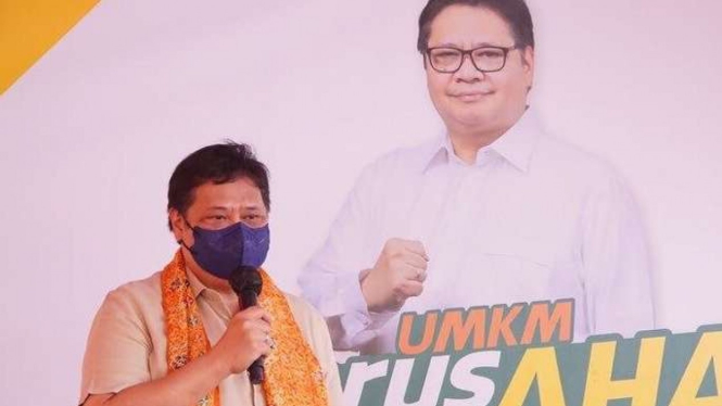 Menko Perekonomian Airlangga Hartarto.