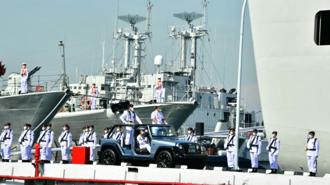 VIVA Militer: Kepala Staf TNI Angkatan Laut resmikan Koarmada RI