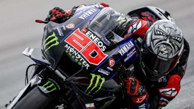 Pembalap Monster Energy Yamaha, Fabio Quartararo.