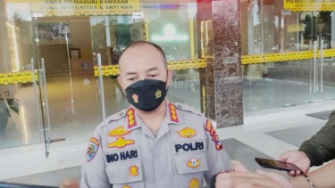 Kepala Polresta Bandarlampung Kombes Pol Ino Harianto saat dimintai keterangan, Senin, 7 Februari 2022.