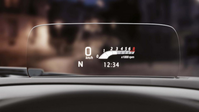 Fitur HUD pada Suzuki Baleno Hatchback