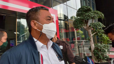 Ketua DPRD DKI Jakarta, Prasetyo Edi Marsudi di kantor KPK.