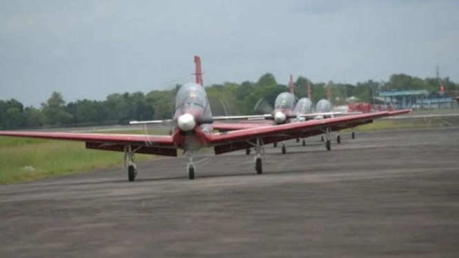 VIVA Militer: Pesawat Jupiter TNI AU bertolak ikut Singapura Air Show 2022