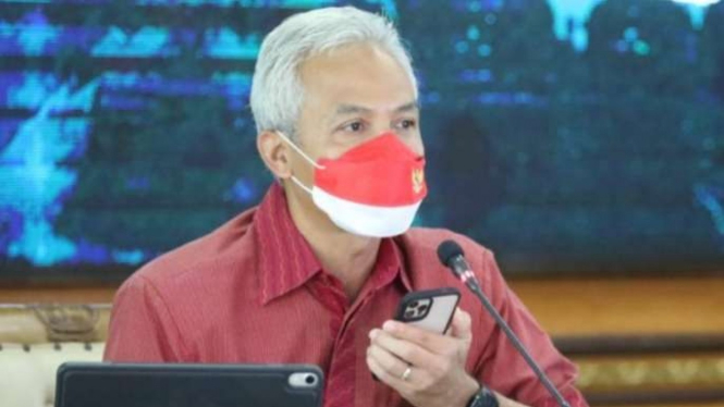 Gubernur Jawa Tengah Ganjar Pranowo.