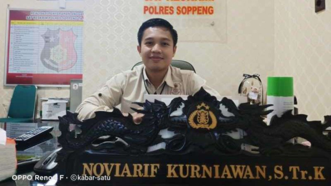 Kasat Reskrim Polres Soppeng, Iptu Noviarif Kurniawan