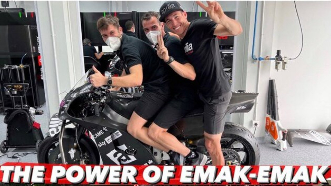 Aleix Espargaro sindir emak-emak di Lombok