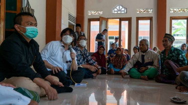 KSP mendatangi warga Desa Wadas, Purworejo, Jateng.