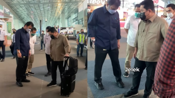 Viral Kualitas Karpet Bandara Soetta Jelek Kata Erick Thohir 