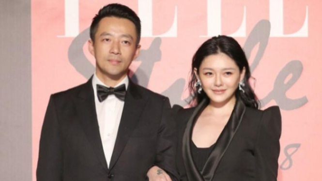 Barbie Hsu dan mantan suaminya Wang Xiaofei.