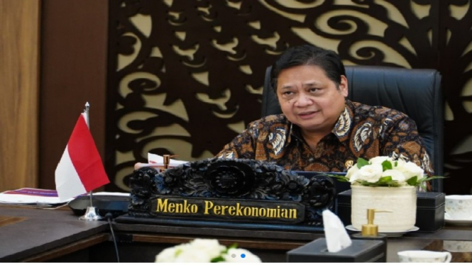 Menteri Koordinator Bidang Perekonomian Airlangga Hartarto