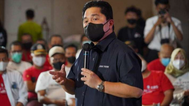 Menteri BUMN Erick Thohir.