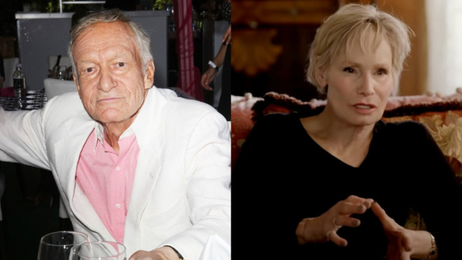 Hugh Hefner dan Sondra Theodore.