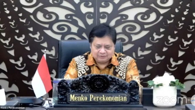 Menko Perekonomian Airlangga Hartarto.