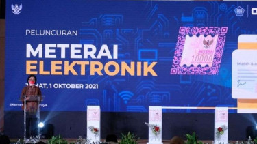 Peluncuran materai elektronik.