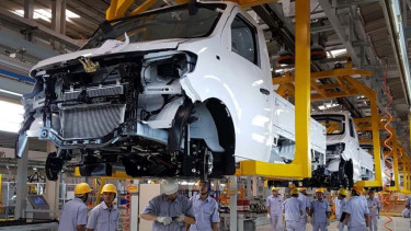 Pabrik mobil DFSK di Cikande, Serang, Banten.