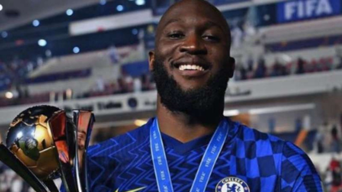 Striker Chelsea, Romelu Lukaku.