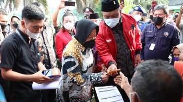 Kemensos bersama PT Pos Indonesia Percepat Salur BPNT secara Tunai.