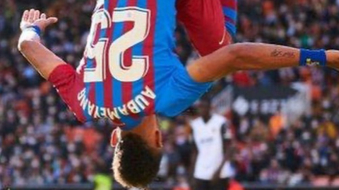 Selebrasi Pierre-Emerick Aubameyang