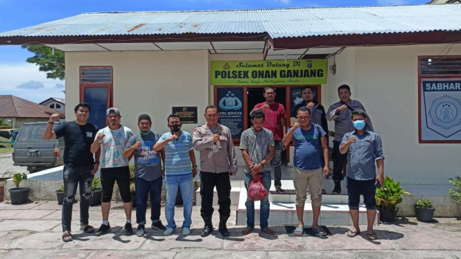 Pelaku JAS Saat Diamankan Petugas Kepolisian.