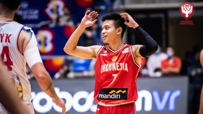 Andakara Prastawa saat bela Timnas Basket Indonesia
