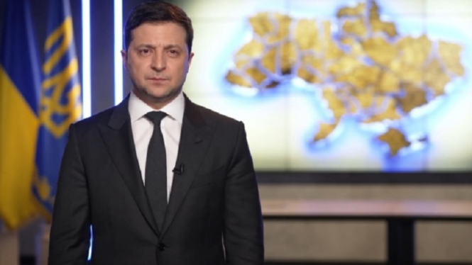 Presiden Ukraina Volodymyr Zelensky
