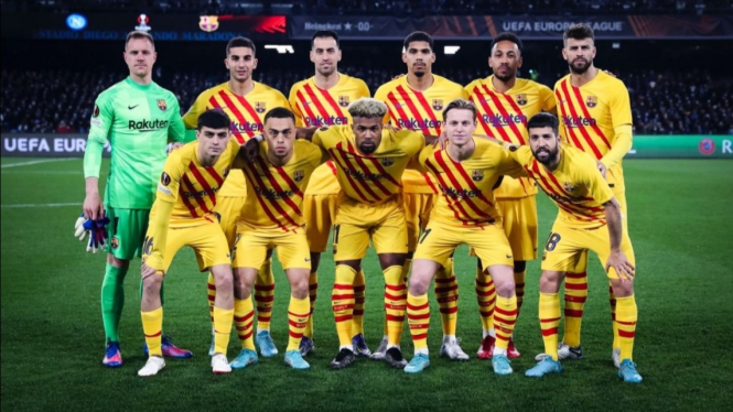 Skuad Barcelona. 