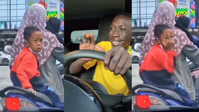 Viral Bocah Acungkan Jari Tengah Diposting Influencer Dunia