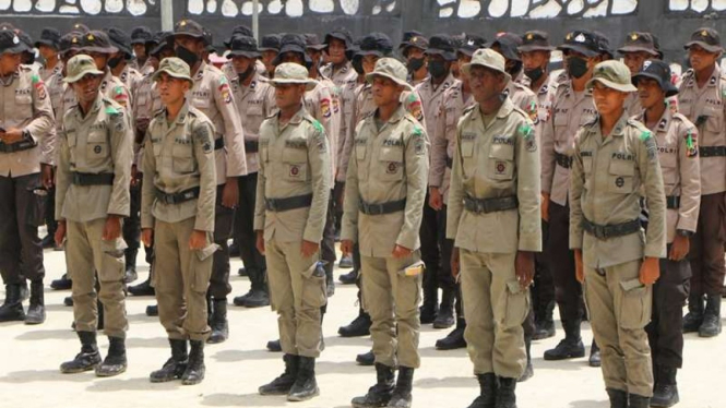 Anggota Brimob Polda Papua