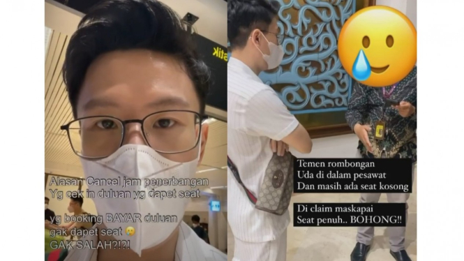 Petrick Sutrisno protes di Instagram.