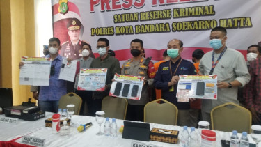 Polres Bandara Soetta Amankan Peretas PeduliLindungi dan Pemalsu Hasil Swab