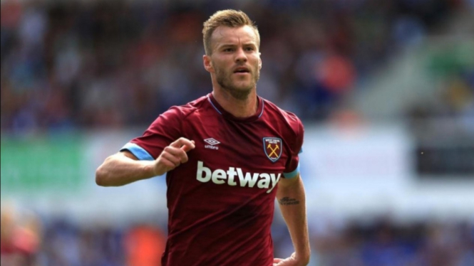 Striker West Ham, Andriy Yarmolenko. 