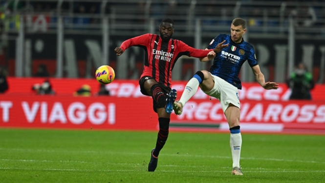 AC Milan vs Inter Milan di Coppa Italia 2021/2022
