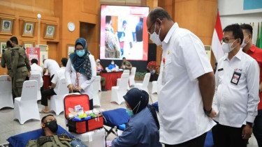 Ditjen Bina Adwil Kemendagri gelar bakti sosial donor darah