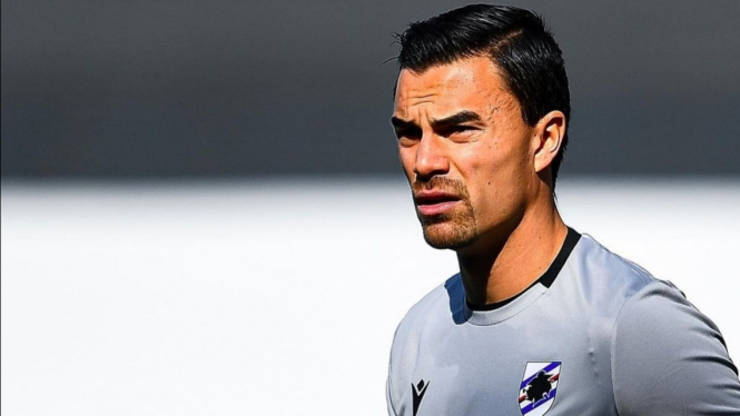Emil Audero saat membela Sampdoria