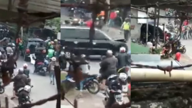 Viral Kijang Kapsul Ugal-ugalan Dikepung Warga