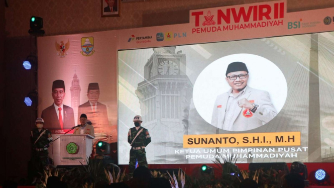 Ketum PP Pemuda Muhammadiyah Cak Nanto di Tanwir II, Jambi
