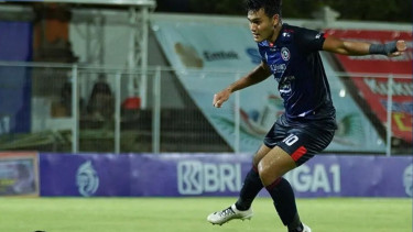 Penyerang Arema FC, Muhammad Rafli