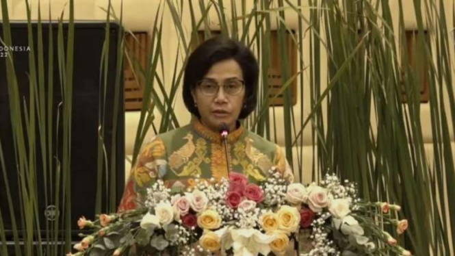 Menteri Keuangan Sri Mulyani Indrawati.