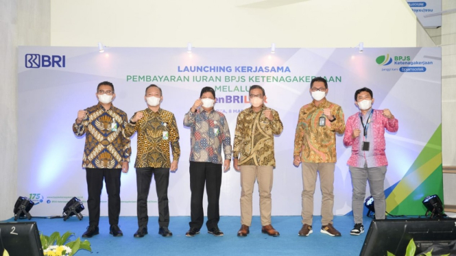Launching Kerjasama BPJS Ketenagakerjaan dan BRI