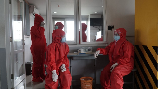 Layanan Swab Antigen di Bandara Ahmad Yani Semarang