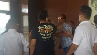 Oknum anggota DPRD Kota Tebing Tinggi nyaris adu jotos