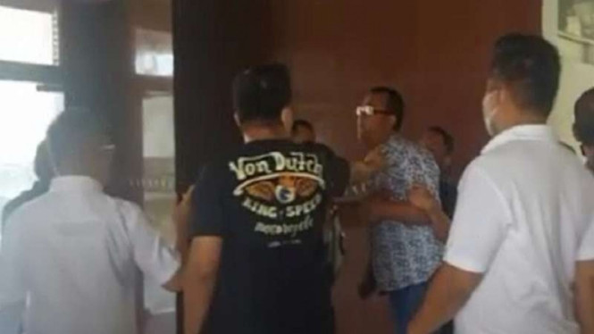 Oknum anggota DPRD Kota Tebing Tinggi nyaris adu jotos