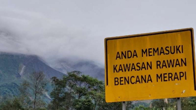 Gunung Merapi.