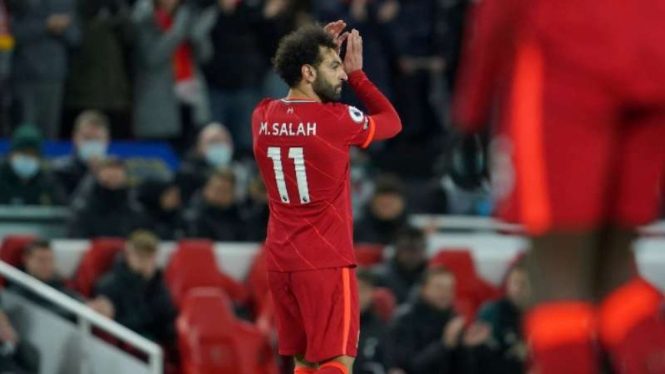 Penyerang Liverpool, Mohamed Salah.