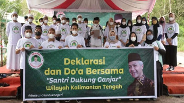 Ratusan Mahasantri Deklarasi Dukung Ganjar Pranowo 2024