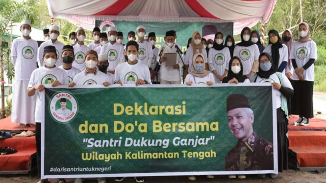 Ratusan Mahasantri Deklarasi Dukung Ganjar Pranowo 2024